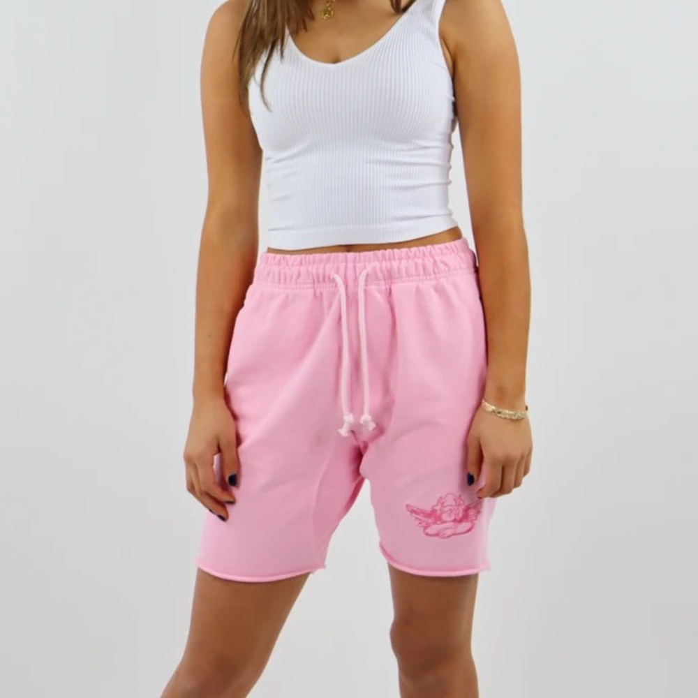 Boys Lie Dangerous Affection Pink Shorts